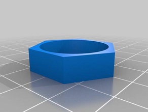 mini hexagon fidget spinner diy hand 3d print model - Mito3D
