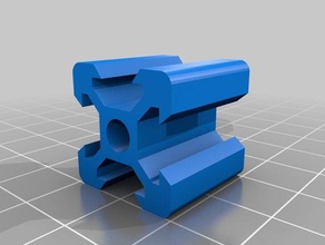 perfil estrutural em alumínio 20x20 partes 3d print model - Mito3D
