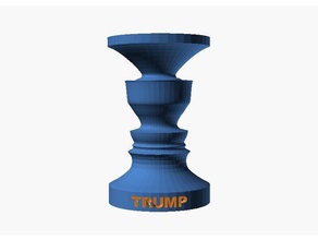 trump pilastro sculture donald 3d print model - Mito3D