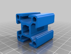 Profil strukturelle Aluminium 30x30 Teile 3d print model - Mito3D