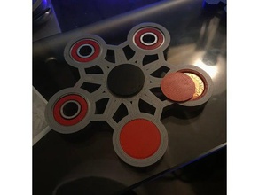 fidget giratório rolamentos de moedas um centavo brinquedos & games 3d print model - Mito3D