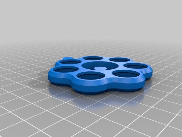 spinner 7 x 14mm de bolinhas gude brinquedos & games 3D print model - Mito3D
