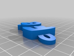 siktir et Anahtarlık özelleştirilmiş 3d print model - Mito3D