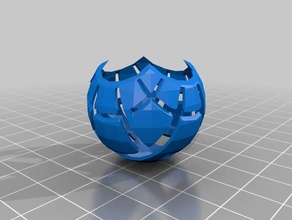 meu personalizados png stereoprojection arte da matemática personalizado 3d print model - Mito3D