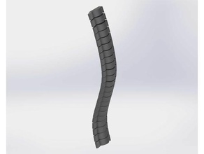 la columna vertebral de guardia concepto modelo el traje cosplay marte cibernética prop 3d print model - Mito3D