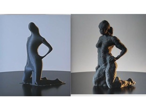 pose irmãs esculturas aleksey grishchenko a arte o corpo escultura mulher 3d print model - Mito3D