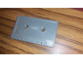 la cinta de cassette encanto medallón pisapapeles accesorios el joyería collar 3d print model - Mito3D
