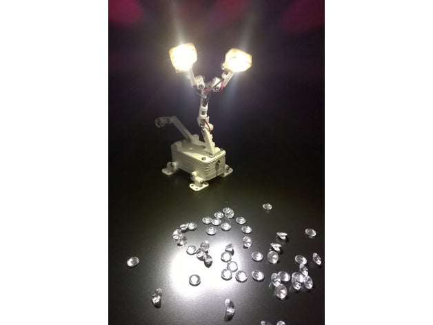 einfache Mehrzweck-led-Licht tools led Licht Mehrzweck einfach 3D print model - Mito3D