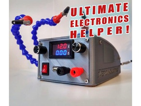 ultimate elettronica helper - banco di psu aiutando le mani strumenti 3d print model - Mito3D