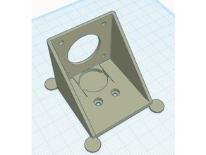beta precision piezo moriquendi e3d titan aero z probe bracket 3d printer parts 3d print model - Mito3D
