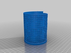 my customized character tower generator math art 3d print model - Mito3D
