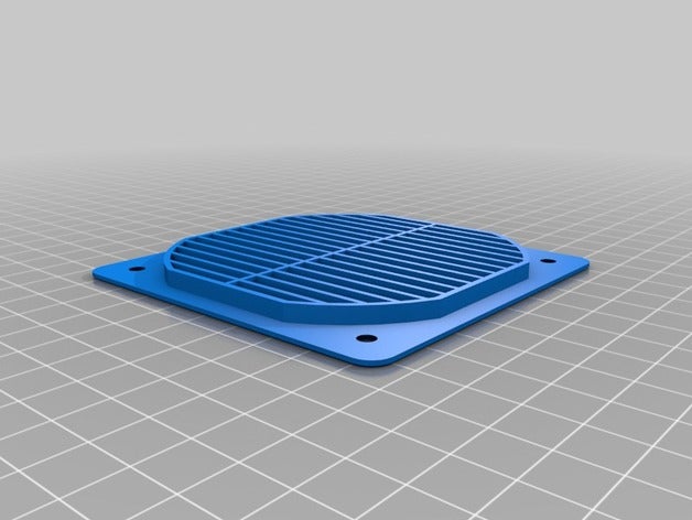 80mm fan grill parts 3D print model - Mito3D