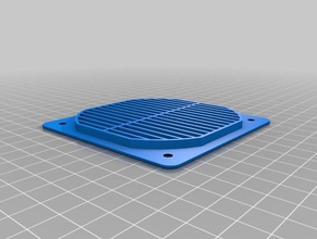 80mm fan grill parts 3d print model - Mito3D