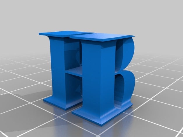 mon personnalisés alphagram de la mode personnalisé 3D print model - Mito3D