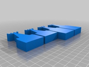 rev 2 - d6 wanhao duplicator gantry rod alignment tools 3d printer accessories tool block 6 3d print model - Mito3D