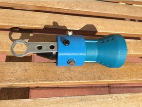 drill-powered-Nietmaschine Werkzeughalter diy 3d print model - Mito3D