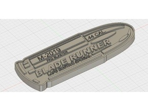 blade runner 44 cal adereços 3d print model - Mito3D