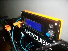 cover display 3d printing anycubic prusa i3 case lcd 3d print model - Mito3D