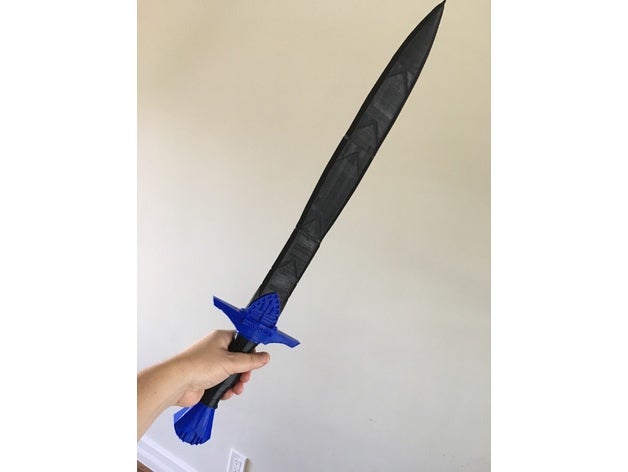 riptide - percy jackson épée jouets & jeux l'épée 3D print model - Mito3D