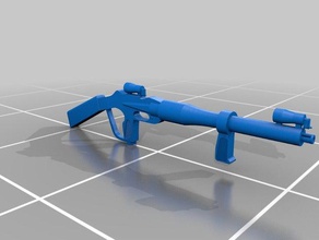 relby v-10 blaster tüfek sahne cephede ödül avcısı avcıları sözleşme jabba hutt dış halka starwars star wars Yıldız Savaşları 3d print model - Mito3D