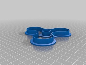 fidget spinner cookie cutter 3d printing 3d print model - Mito3D
