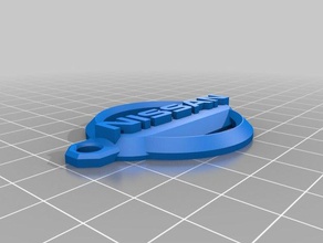 nissan portachiavi automotive auto qashqai chiave keychain le chiavi anello per gtr 3d print model - Mito3D