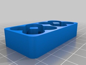 battery tray aa x 8 organization customized 3d print model - Mito3D