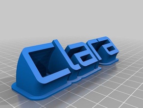 clara office customized 3d print model - Mito3D
