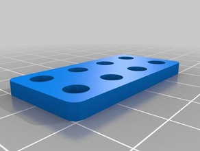 mi personalizados makeblock paramétrica de la recta soporte robótica personalizado 3d print model - Mito3D