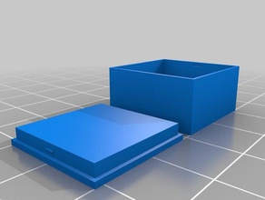 customizable plain box lid 3d printing easy make print storage useful 3d print model - Mito3D