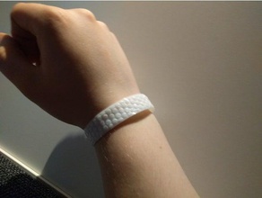 bracelet polygon stubs - ninjaflex bracelets semiflex wristband 3d print model - Mito3D