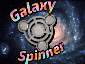 galaxy spinner toy & game accessories fidget hand 3d print model - Mito3D