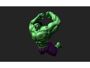 hulk smash lower poly models anatomy cartoon comic hulkbuster ironman marvel comics universe 3d print model - Mito3D