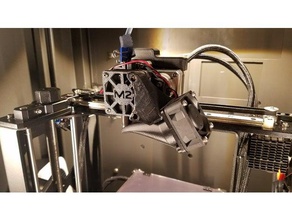 fan duct makergear m2 dual extruder 3d-Drucker Teile 3d print model - Mito3D