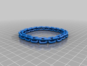 bracelet chaîne les bracelets 3d print model - Mito3D