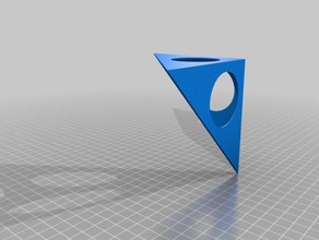 test triangle 100mm d'étalonnage L'impression 3d tests 3d print model - Mito3D