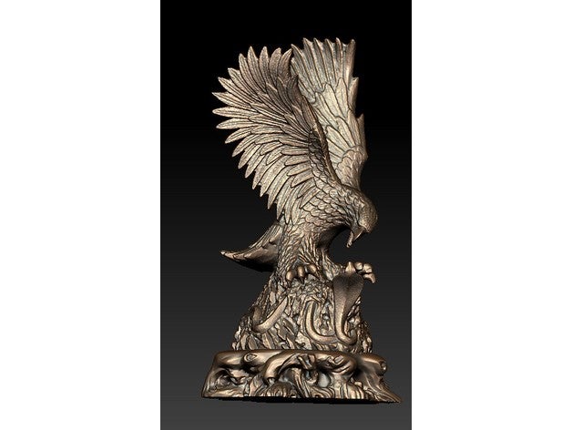 eagle vs cobra animali aquila 3D print model - Mito3D