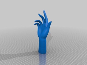 la main de l'affichage accessoires 3d print model - Mito3D