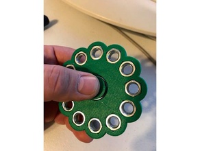 sólo tienes que ajustar ya impresionante spinner juegos y juguetes 3 8 tuerca fidget fidget-juguete fidgetspinner mano juguete hex la hexagonal 3d print model - Mito3D