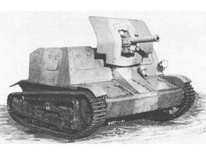tkd - polnischen sp gun Fahrzeuge tank Waffe ww2 den zweiten Weltkrieg 3d print model - Mito3D
