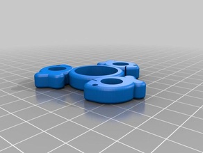 mi personalizados de pescado pick-a-peso fidget spinner juguetes mecánicos personalizado 3d print model - Mito3D