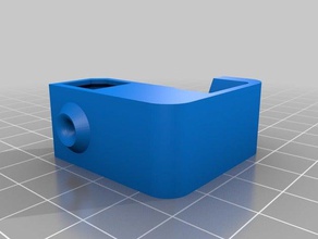 original prusa i3 mk2 - snap-on filament dust filter 3d printing 3d print model - Mito3D