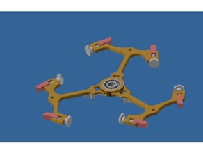 ancre-spinner Kunst Uhr spinner fidget hand hand-spinner 3d print model - Mito3D