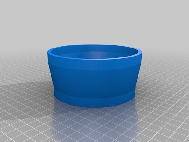 my customized parameterized flanged lens hood camera 3D print model - Mito3D