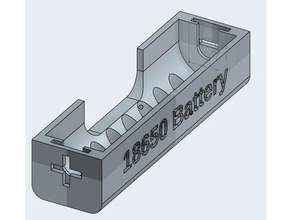 18650 pil tutucu elektronik 3d print model - Mito3D