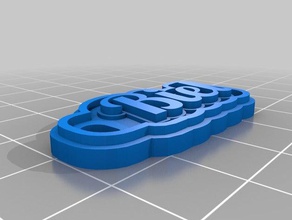 biel zinciri Anahtarlık özelleştirilmiş 3d print model - Mito3D