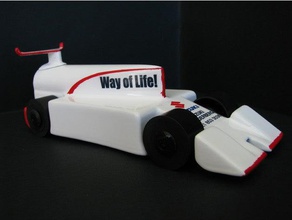 f1 schools model car engineering co2 education race functional school 3d print model - Mito3D