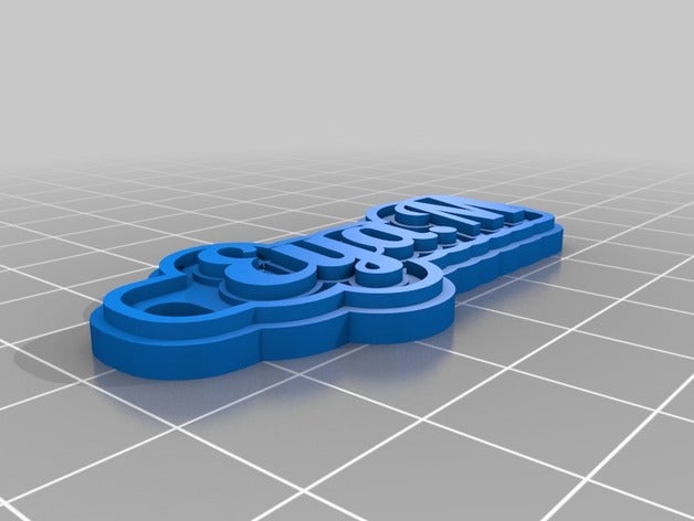 eyam llaveros personalizado 3D print model - Mito3D