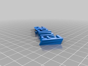 lauriane de texto nombre llavero mando llaveros personalizado 3d print model - Mito3D