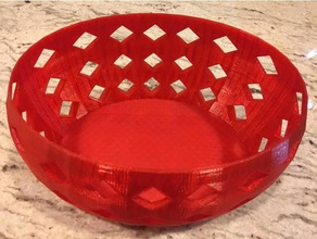 lattice bowl household 3d print model - Mito3D
